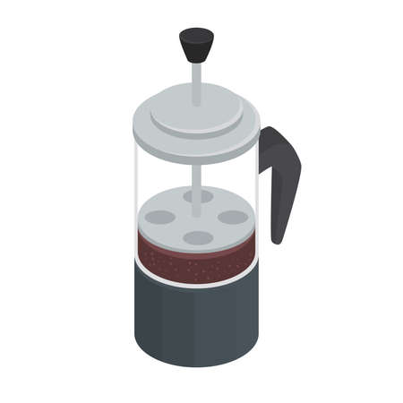 coffee grinder machine utensil icon vector illustration designのイラスト素材