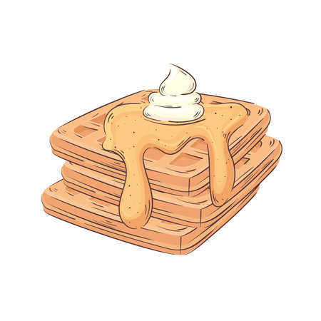 bread sliced and butter isolated icon vector illustration designのイラスト素材