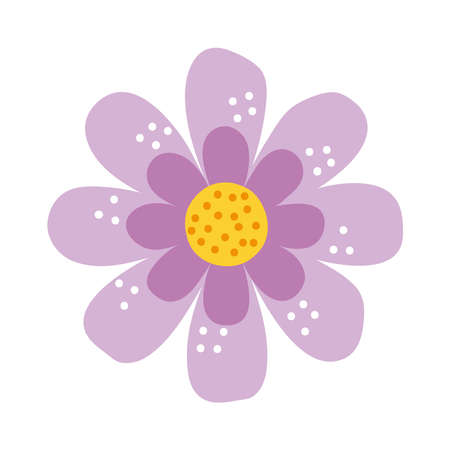 lilac spring flower nature iconのイラスト素材