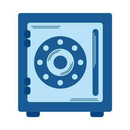 safe box banking isolated iconのイラスト素材