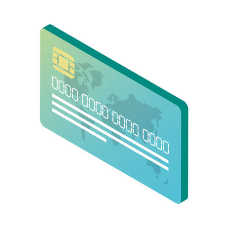 credit card bank online iconsのイラスト素材