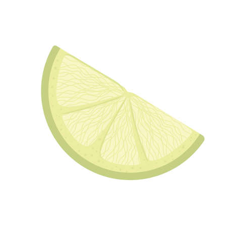 lemon citrus fruit part iconのイラスト素材