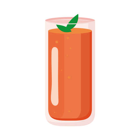 fresh smoothie carrots healthy drinkのイラスト素材