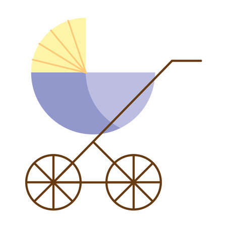 baby cart trolley accessory iconのイラスト素材