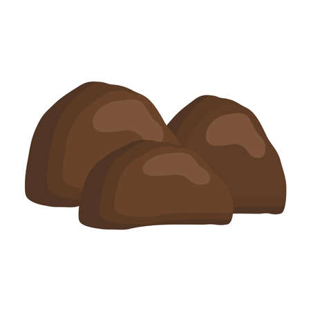 rocks stones nature isolated iconのイラスト素材