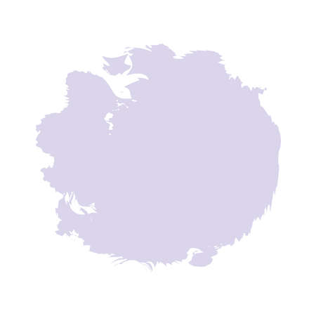 lilac circle brush paint iconのイラスト素材
