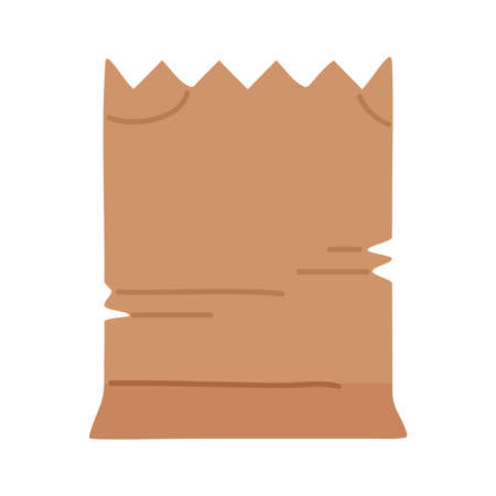 shopping paper bag isolated iconのイラスト素材