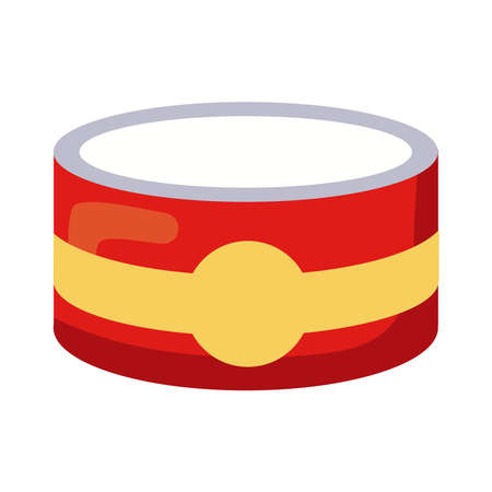 grocery canned product isolated iconのイラスト素材