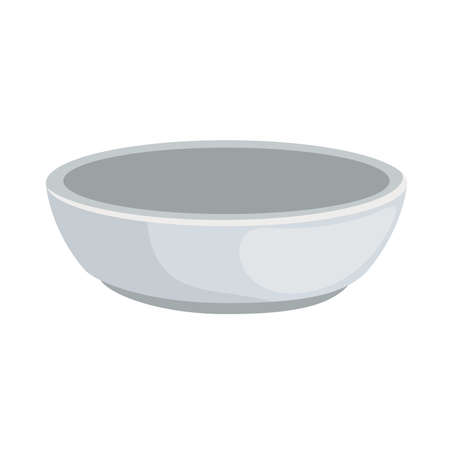 ceramic dish utensil isolated iconのイラスト素材