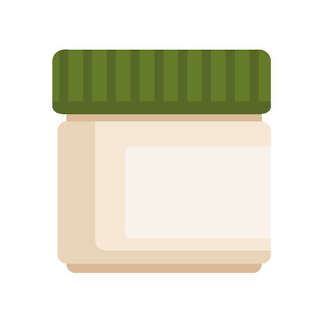 cream jar iconのイラスト素材