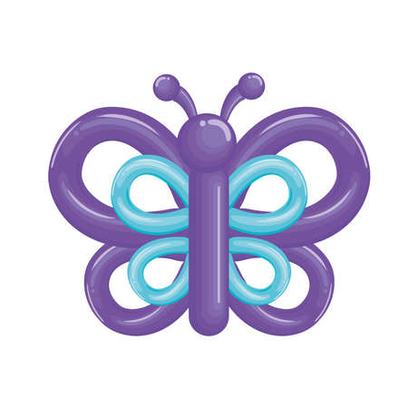 butterfly balloon iconのイラスト素材