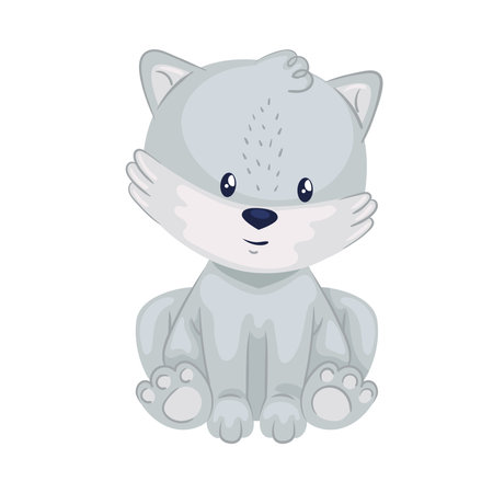 cute fox animalのイラスト素材