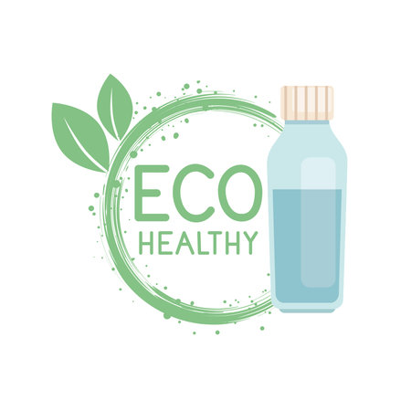 healthy cosmetic productのイラスト素材