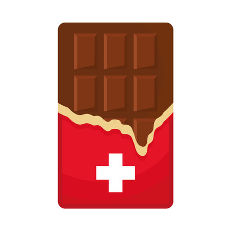 swiss chocolate barのイラスト素材