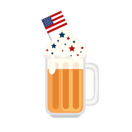 United states beerのイラスト素材