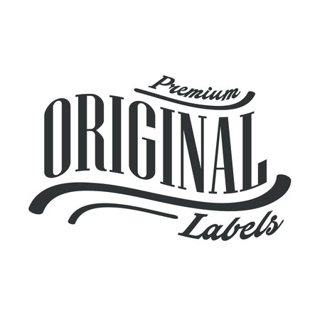 Premium original labelsのイラスト素材