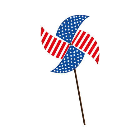United states pinwheelのイラスト素材
