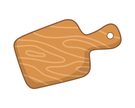 kitchen wooden board utensil iconのイラスト素材