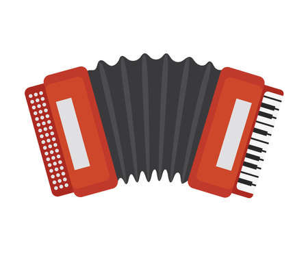 classical accordion iconのイラスト素材