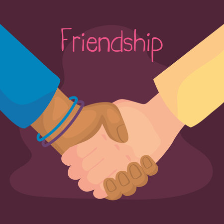 Happy friendship day cardのイラスト素材