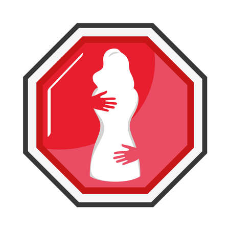 signal sexual harassmentのイラスト素材