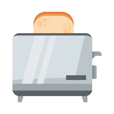 bread toaster appliance isolated iconのイラスト素材
