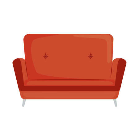 sofa livingroom furnitureのイラスト素材