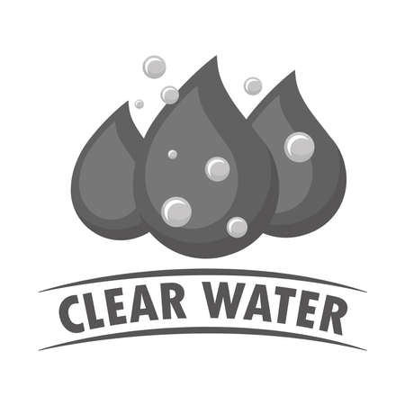 clear water stampのイラスト素材