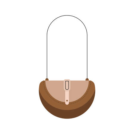 elegant female bag fashion iconのイラスト素材