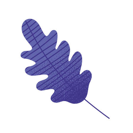 blue leaf plant nature iconのイラスト素材