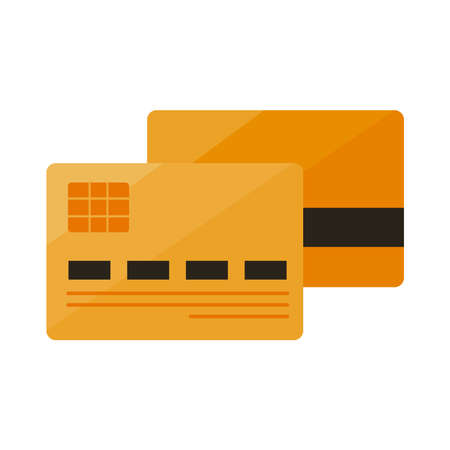 credit cards of money financial businessのイラスト素材