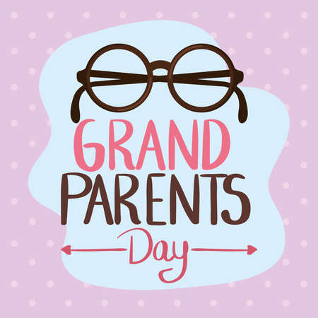 poster grandparents dayのイラスト素材