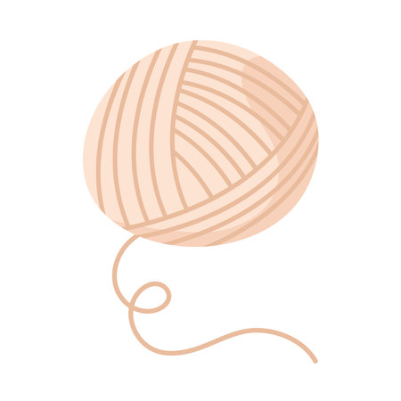 clew of woolのイラスト素材