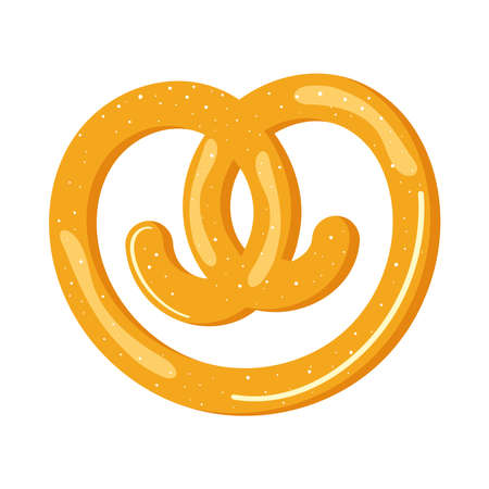 delicious pretzel iconのイラスト素材