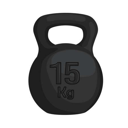 15 kg dumbbell equipmentのイラスト素材