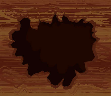 explosive hole in wallのイラスト素材