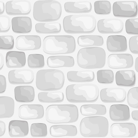 gray bricks wall backgroundのイラスト素材