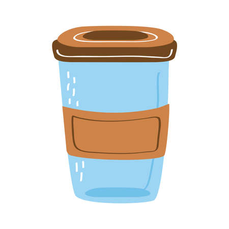 reusable container transparent isolated iconのイラスト素材