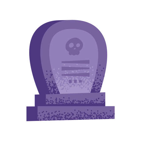 halloween gravestone cemetery traditional iconのイラスト素材