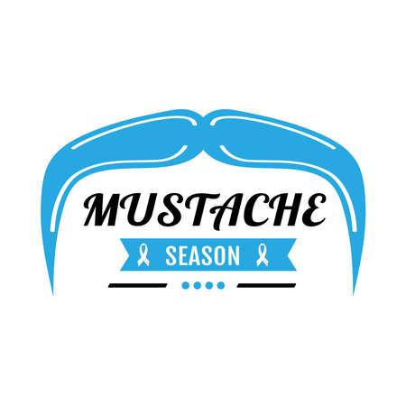 mustache season eventのイラスト素材