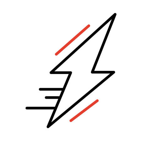 speed ray symbol line styleのイラスト素材