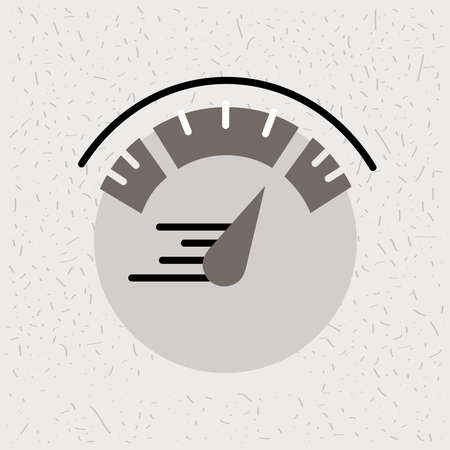 gauge speed measure line styleのイラスト素材