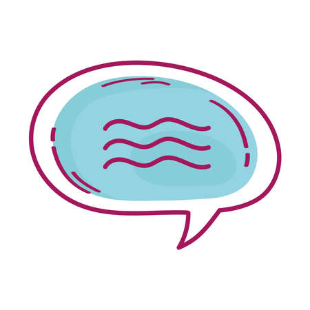 communication sign blueのイラスト素材