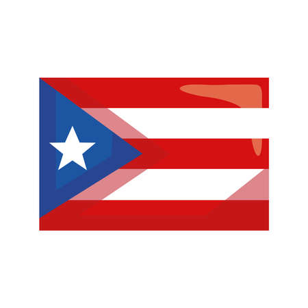 puerto rico flagのイラスト素材