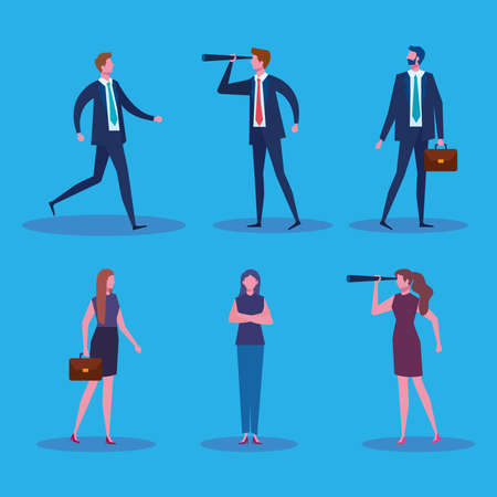 group of business peopleのイラスト素材