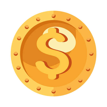 coin money dollarのイラスト素材