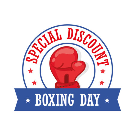 special discount boxing dayのイラスト素材