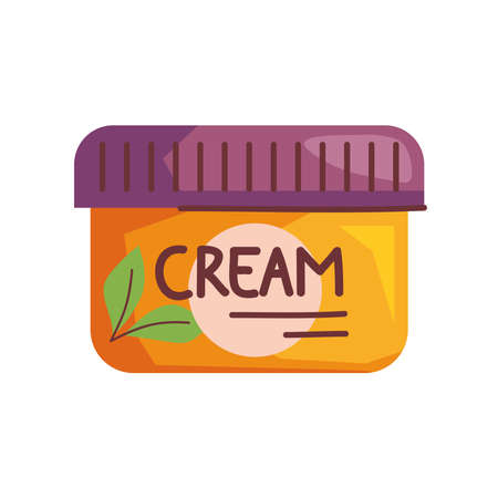 bottle of nature creamのイラスト素材