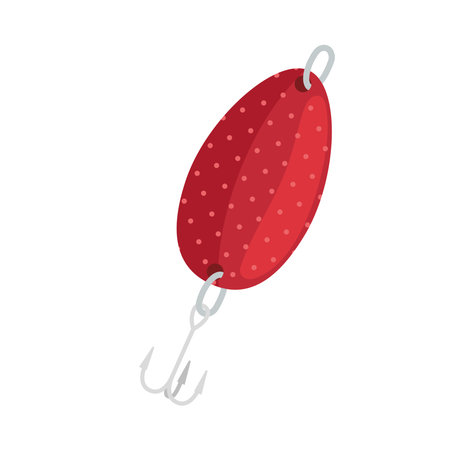 red fishing lureのイラスト素材