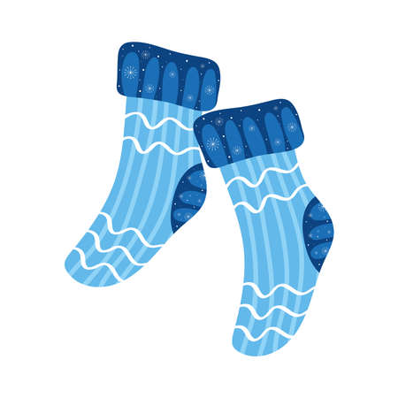 socks for winterのイラスト素材